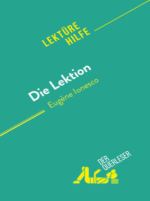 cover image of Die Lektion